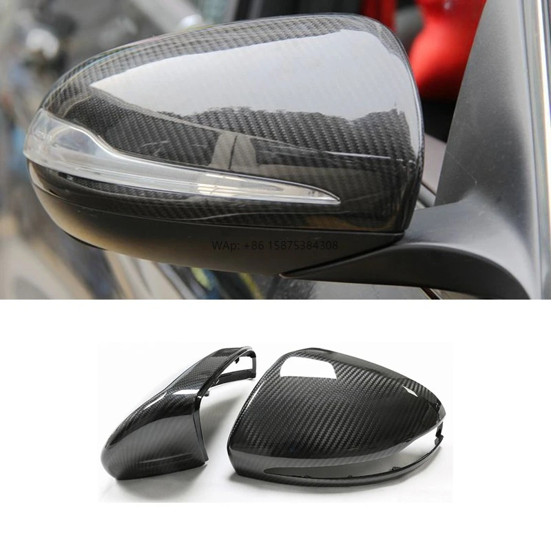 

W205 W238 W213 W222 X205 Replace High Quality Dry Carbon Fiber Side Mirror Housing Cover for C E S Class CLS 2018 GLC