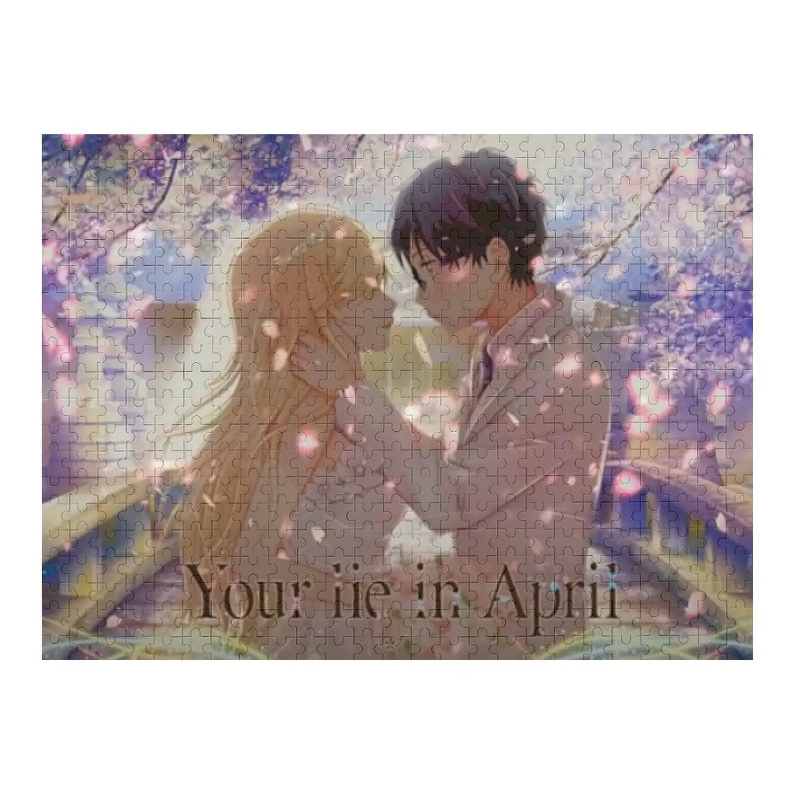 

Your Lie in April Jigsaw Puzzle Wooden Name Custom Personalized Customized Kids Gift Puzzle