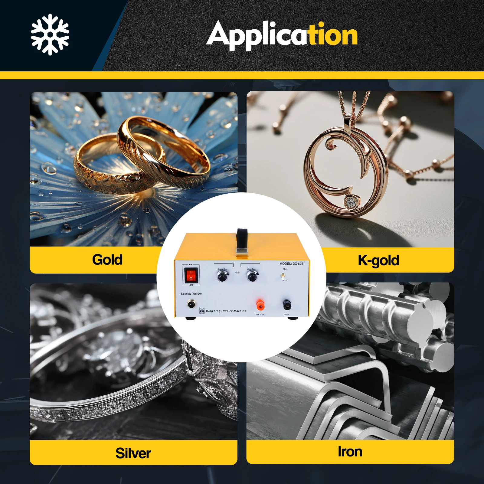 Аппарат для точечной сварки ювелирных изделий, 2 режима работы, регулируемая выходная мощность для магазина ювелирных изделий, ювелирного магазина, промышленной личной студии