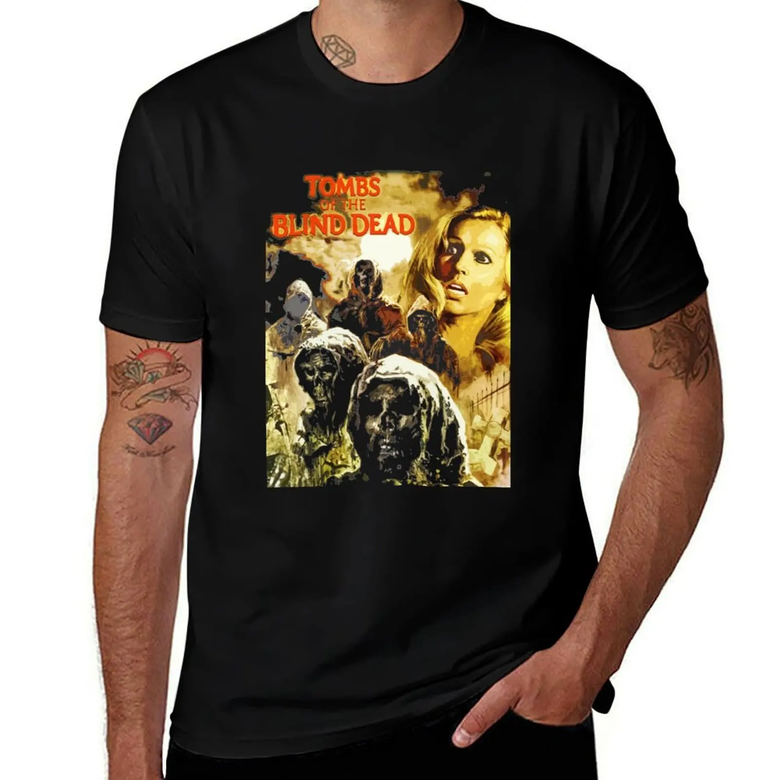 Tombs of the Blind Dead T-Shirt animal prinfor boys vintage clothes graphic shirts vintage graphic tee vintage t shirt men