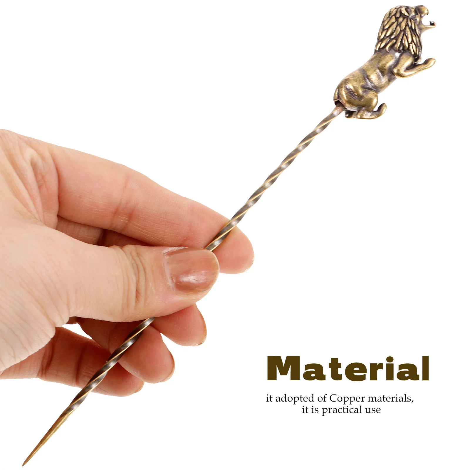 

Copper Spiral Draw Tool With Ash Holder For Flavor Enhancement Cigar Tool Kit Cigar Accessories Smoking Supplies