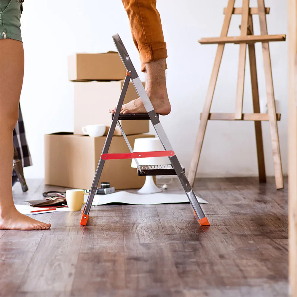 4 قطعة مفصلات خطوة قابلة للطي استبدال عدة المفصلي المعدني قوس لخطوة خفيفة الوزن سلم دعم أجزاء سلم هندسي #3