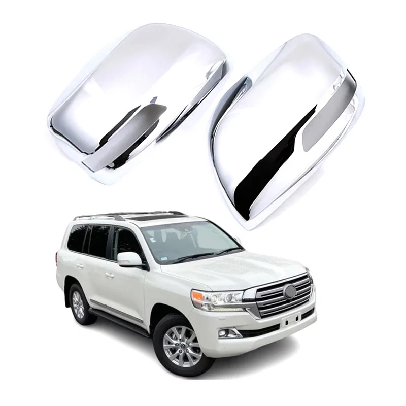 

Хромированная накладка на боковую дверь для Toyota Land Cruiser 200 V6 V8 2012-2021, крышка зеркала заднего вида