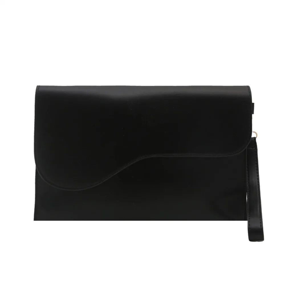 

Fashion Solid Color File Tote Bag Office PU Leather Briefcase Casual Business Document Handbag Travel