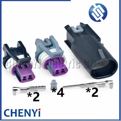 2 Pin Car intake exhaust VVT solenoid valve connector Water Temperature Sensor Plug 15449028 13512990 For Buick Chevy Hyundai