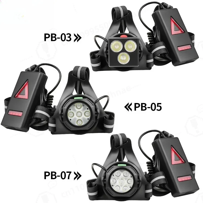 USB Rechargeable LED Chest Light for Night Running and Cycling Wearable Multi-Mode Red Warning Safety Lamp