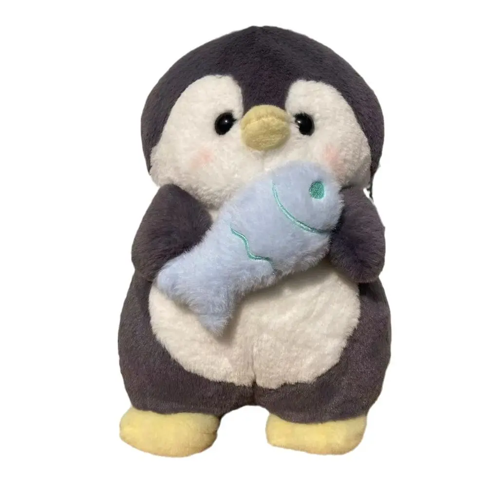 Simple Plush Toy Penguin Backpack Plush Large Capacity Children School Bag Doll JK Lolita Animal Shoulder Bag Girls