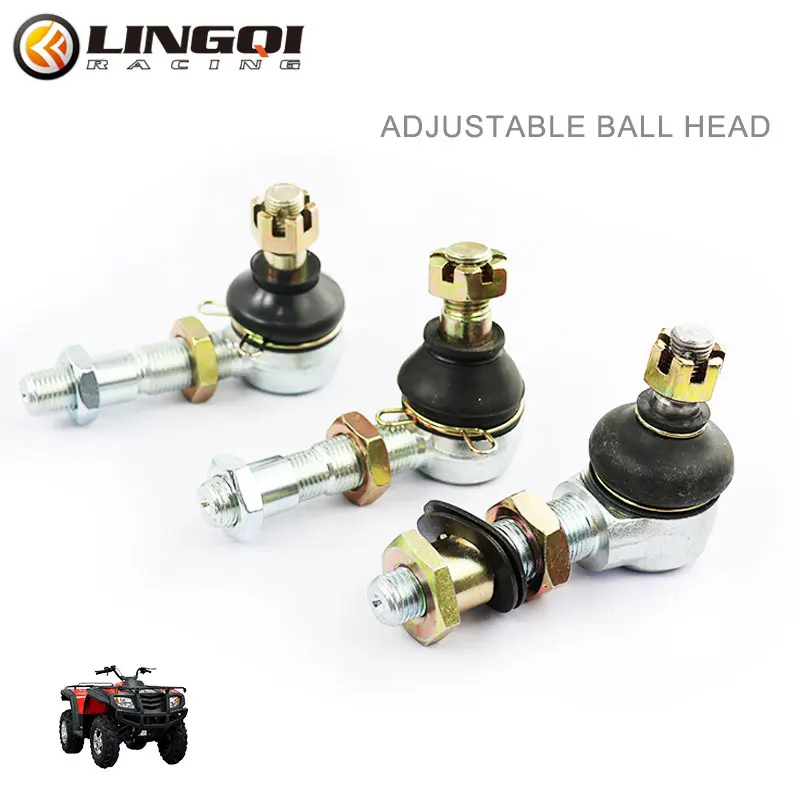 LYNNCHI Motorcycle Aluminum Alloy Ajustable Ball Head Tie Rod End Kits For Scooter ATV UTV Go Kart Buggy Quad Dirt Pit Bike