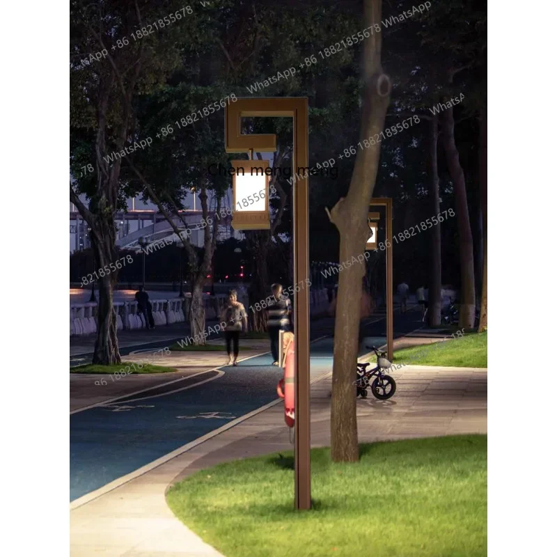 S51 في الهواء الطلق مقاوم للماء الصينية عالية القطب ضوء الشارع في الهواء الطلق المناظر الطبيعية المجتمع B & B ضوء بارك ضوء الزخرفية #5