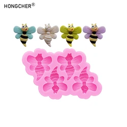 시뮬레이션 꿀벌 송진 액세서리, 실리콘 몰드, DIY 소재, 크림 접착제 패치 신발, 의류 가방, 보석 액세서리, 드립 몰드