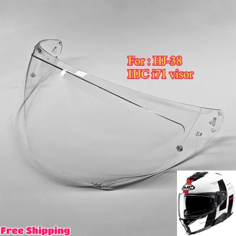 For I71 Helmet Lens HJ-38 Electroplated Multi-color Day and Night Color-changing Film Anti-fog Sticker Helmet Accessories