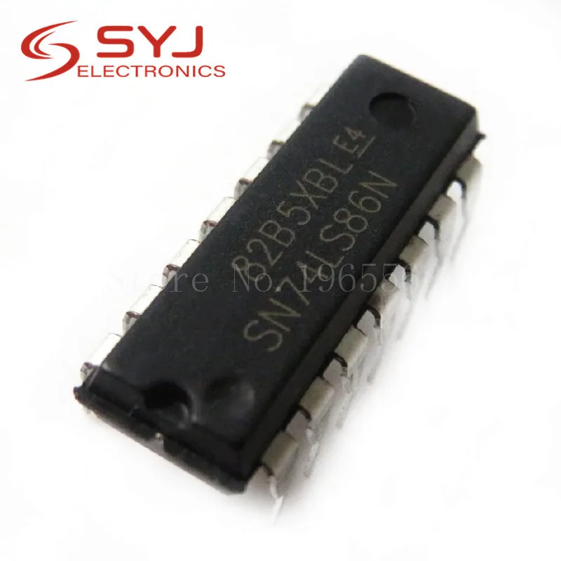 تراجع HD74LS86P الأصلي ، متوفر ، HD74LS86 ، SN74LS86N ، 74LS86 ، جديد ، 10 في اللوت