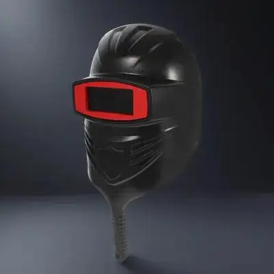 

Face Mask Welding Protective Shield for Welder Handheld Facial Bionic Black Work