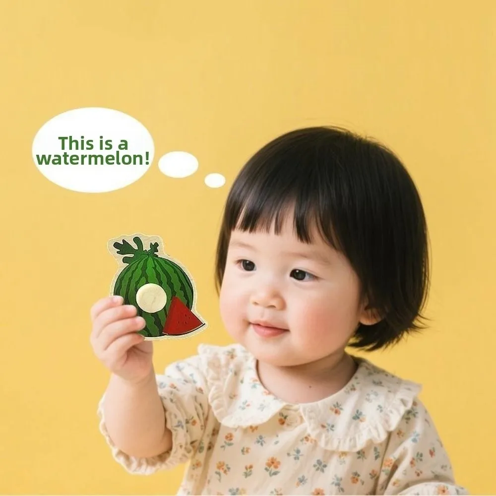 Montessori Hand Grab Boards Toys Shape Matching Creative Tangram Jigsaw Game Number Intellectual Animals Fruits 3D Puzzles Kids