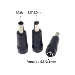 5Pcs DC 5.5 X 2.1mm Female to 5.5 x 3.0mm Male Converter Power Plug Charger Adapter for Samsung Laptop Adapter DC Output Jack