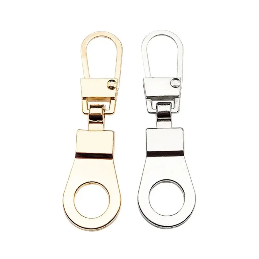 5 Stuks Metalen Ritssluiting Trekker Vervangende Tab Rits Schuifregelaars Hoofd Rits Hoofd Afneembare Rugzakken Portemonnees Reparatie Naaien Accessoires