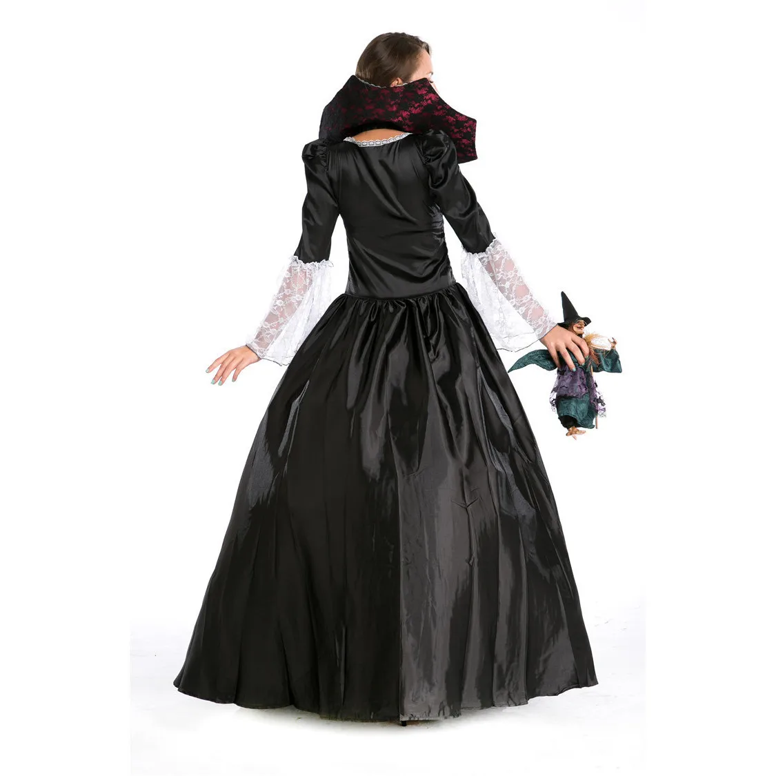 زي تنكري للهالوين على شكل سندريلا وسنو وايت وملكة مصاصي الدماء وملكة الساحرات، زي للحفلات التنكرية وملابس عرقية للسيدات #5