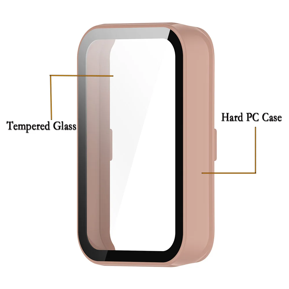 2 in 1 Protective Case For Honor Band 9 Watch Case With Tempered Glass PC Watchcase Watch Protection For Honor Band 9 image 2