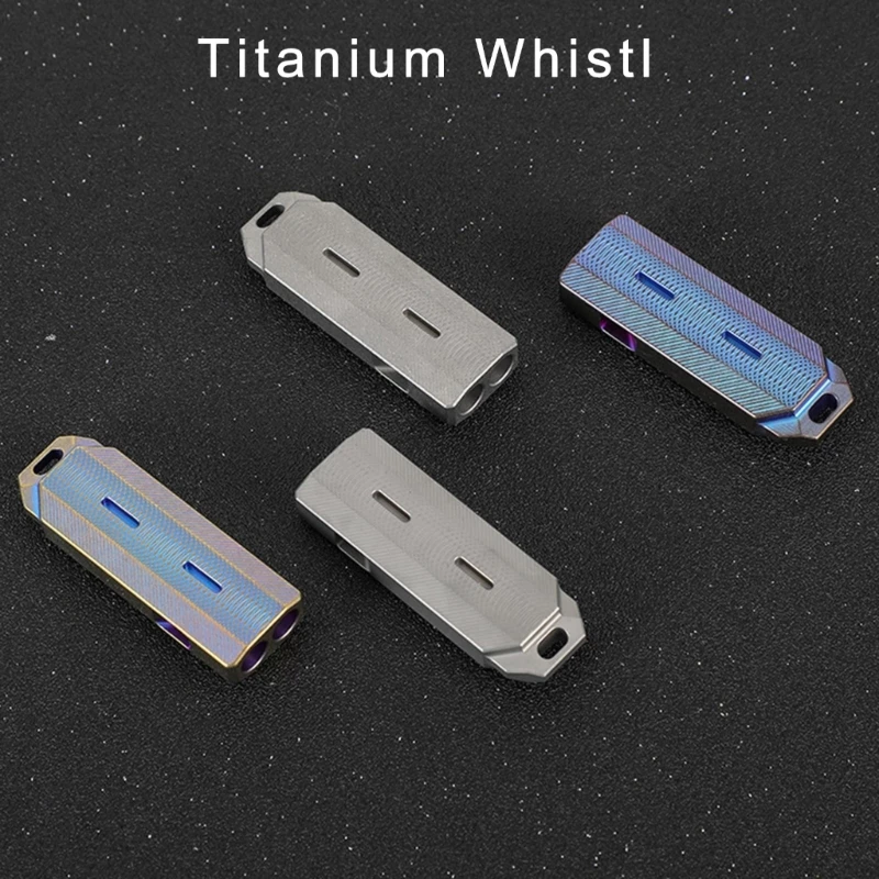 Titaniums Alloy Double Tube Portable High Frequency Outdoor Survival Equipment Easy to Use