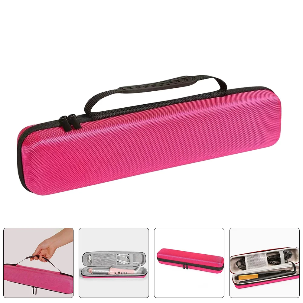 

Hard Hair Straightener Case Portable Curling Iron Organizer Travel Bag Heat Resistant Storage Pouch for Hair Tools