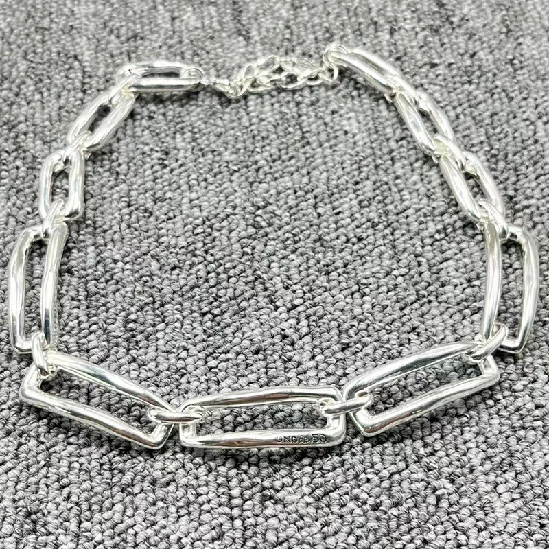 

2023 unode50 Exquisite Fashion Electroplated 925 Silver High Quality Women's Necklace Romantic Holiday Gift