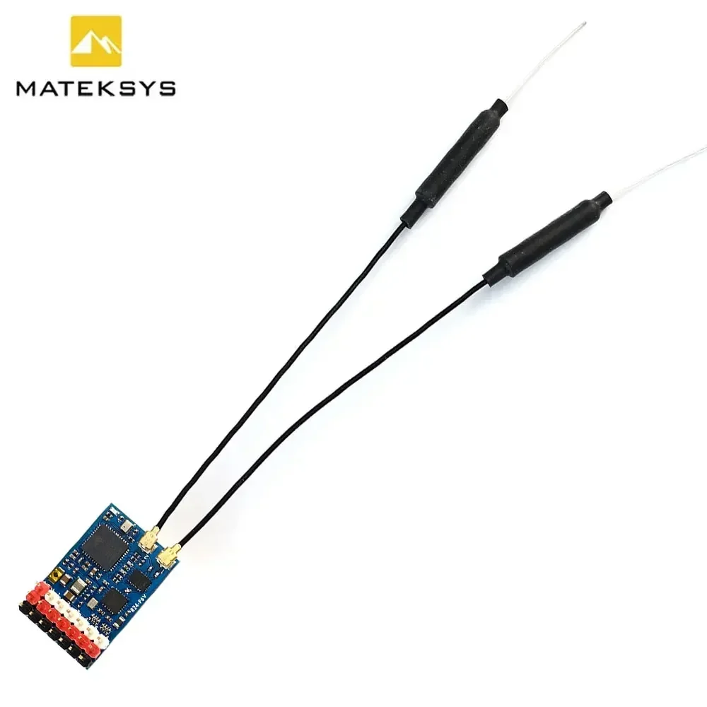 MATEK MATEKSYS R24-P6V EXPRESSLRS 2.4GHZ PWM VARIO Receiver 2.4GHz ISM 22.5dbm (180mW) for RC FPV Drone