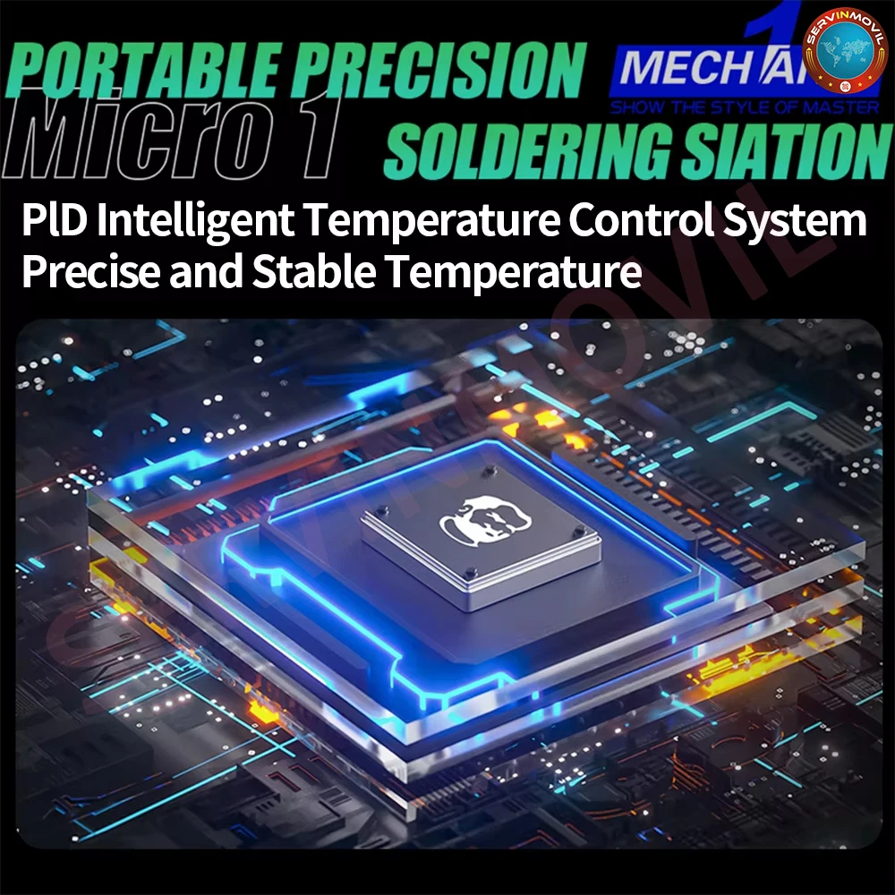 MECHANIC Micro 1 Portable Digital Soldering Station C210 Handle Iron Tips for Mobile Phone Tablet PC Motherboard Welding Repair