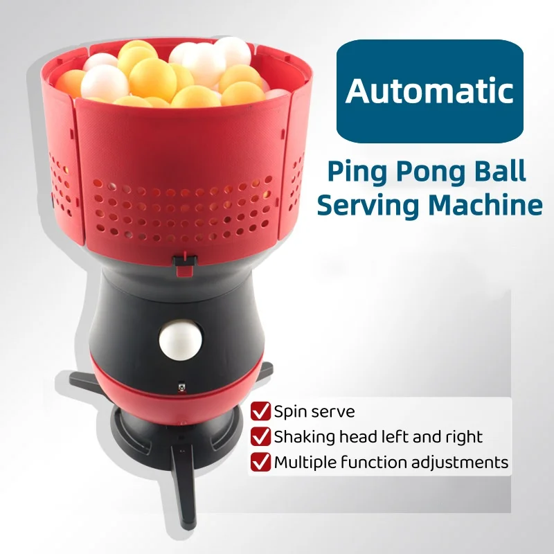 

Table tennis ball machine automatic remote-controlled electric sports training table portable transmitter Racquet Sports