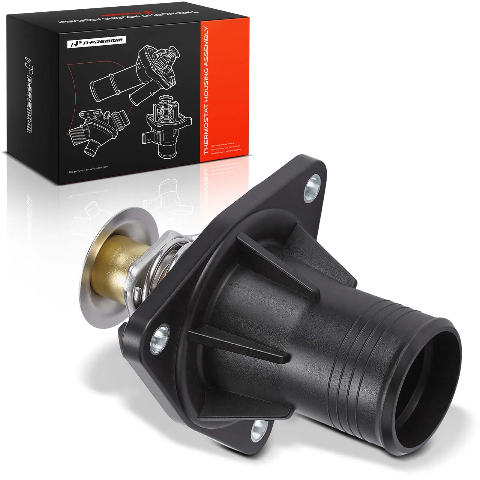 A-Premium Thermostat Housing Assembly for Jaguar X-Type 2002 2003 2004 2005 2006 2007 2008