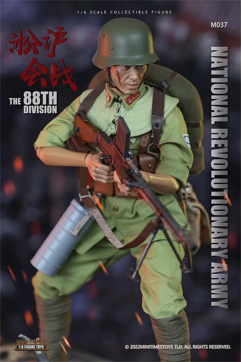 Minitimes Toys M037 1/6 Male Asia Soldier 88th Army Force Warrior Full Set 12'' Action Figure In Stock Collectible