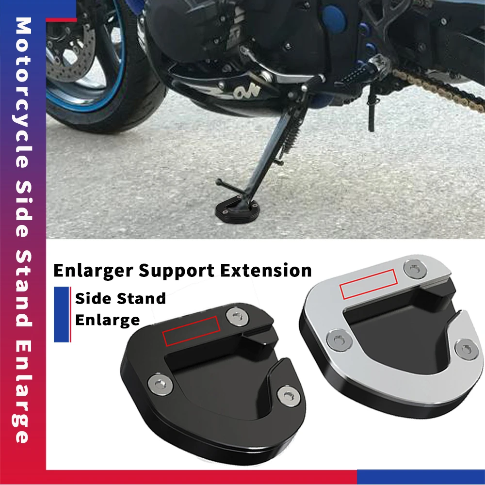 

For Suzuki GSF650 Bandit GSF650S/ABS Bandit 650 S 2007-2012 Motorcycle Side Stand Enlarge Kickstand Enlarger Support Extension