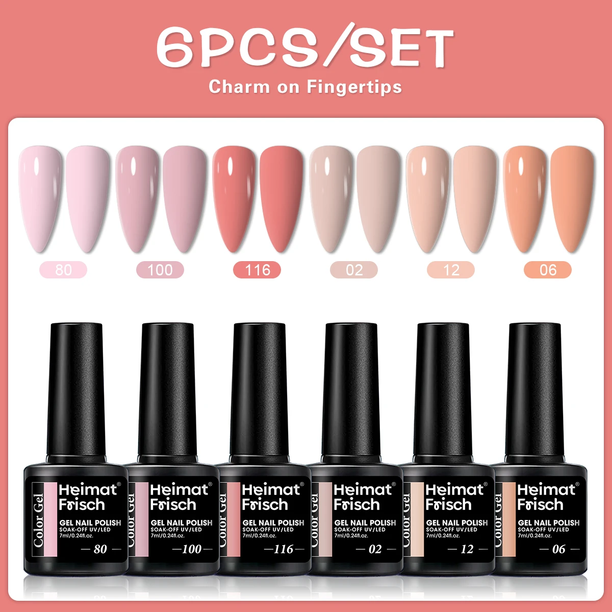 Color Block Series | Glossy Nails 0.24 oz Trendy Candy Foam Gel Semi-Permanent Nail Art Drip LED Nail Salon DIY Nail Art Gel Sea