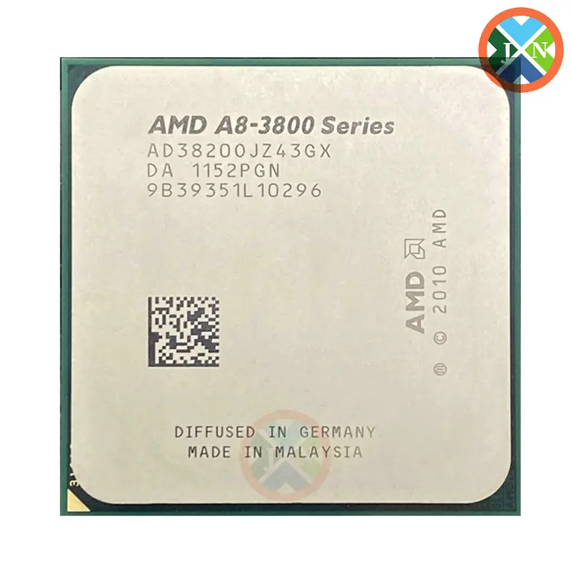 AMD A8-Series A8-3820 A8 3820 2.8GHz Quad-Core CPU Processor AD3820OJZ43GX Socket FM1