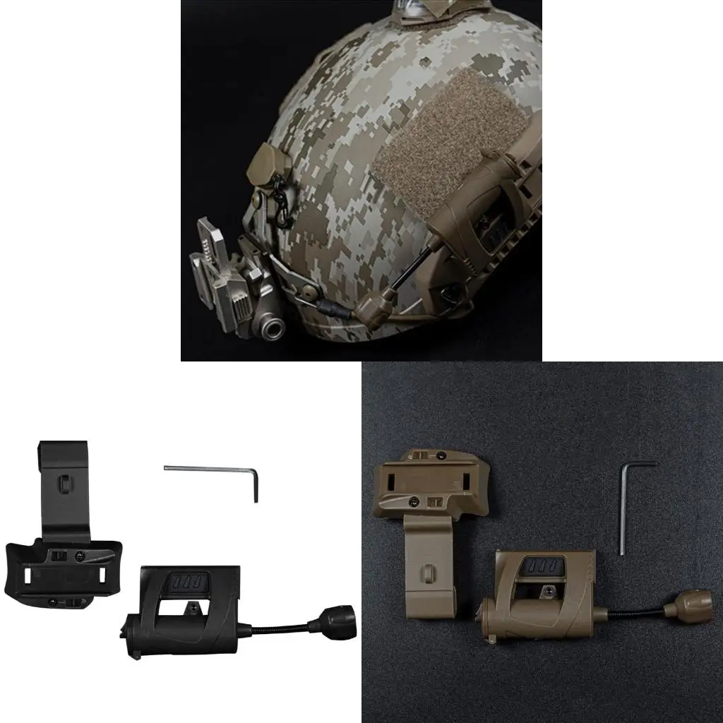 

Q39E Сигнальные огни для шлема, осветительные приборы, 3 режима, тактический военный фонарь для шлема