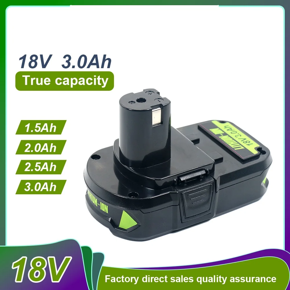 

18 В 18650 2,5 Ач 3 Ач литий-ионный аккумулятор для электроинструмента RYOBI P108 18 В One Plus P104 P107 RB18L50 RB18L20 P108