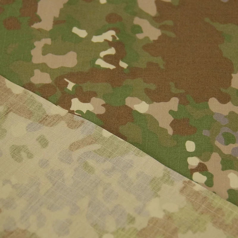 Nylon Cotton German Flecktarn Spot Camouflage IR Safe Fabric Ripstop Infrared Reflective Cloth Military Uniform DIY