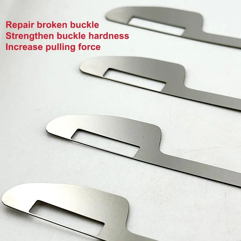 2Pcs For Forester 2013-2017 Front Bumper Repair Buckle Bracket Broken Reinforced Stainless Steel Metal Bracket
