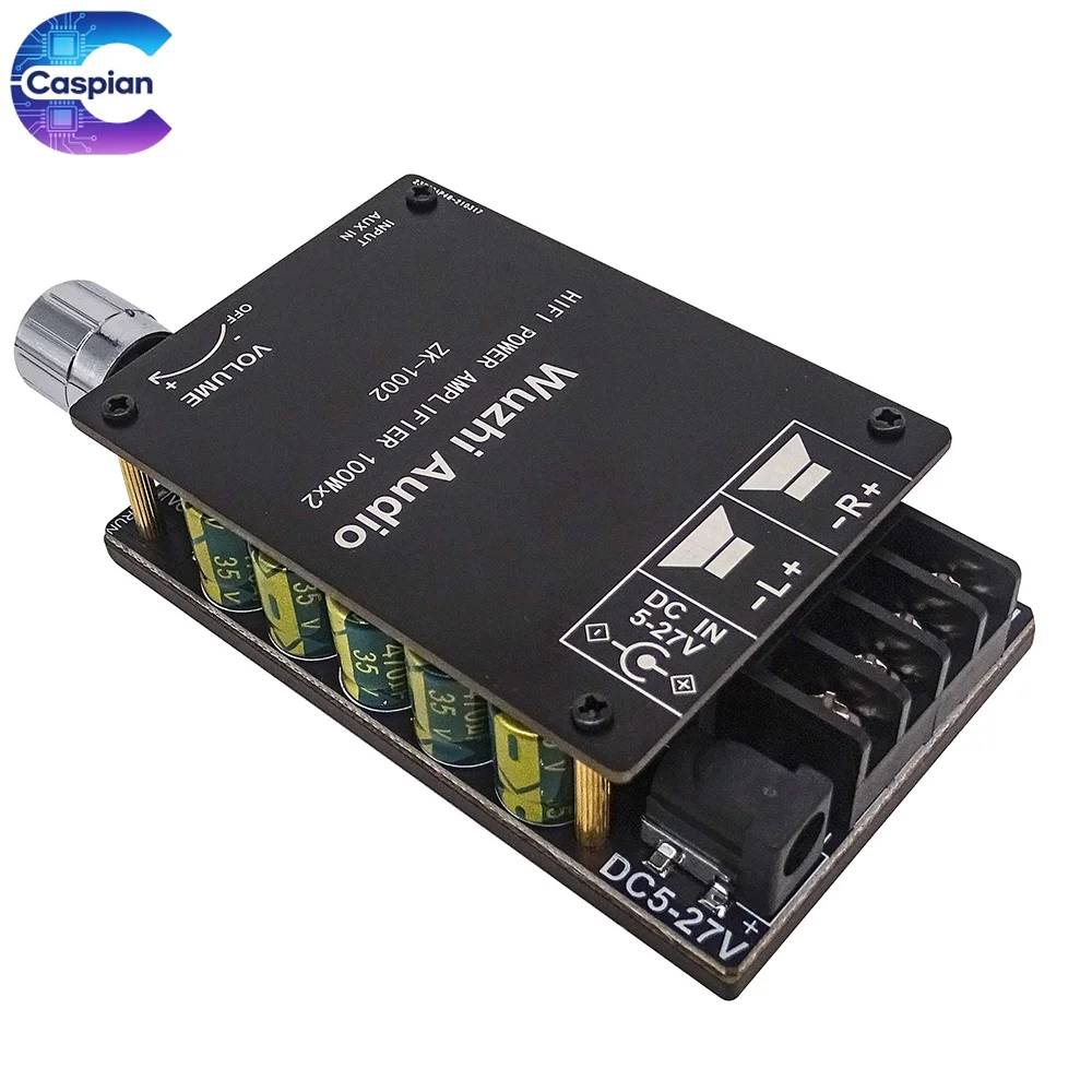 ZK-1002 TPA3116 100Wx2 HiFi Bluetooth 5.0 Digital Stereo Amplifier for Home Theater