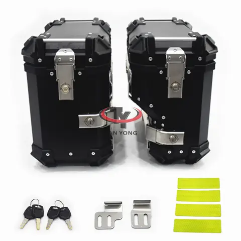 KTM 1090 1290 오토바이 탑 케이스, 측면 수하물 트렁크 새들백 박스, 패니어 브래킷 랙, 여행용 알루미늄 탑케이스