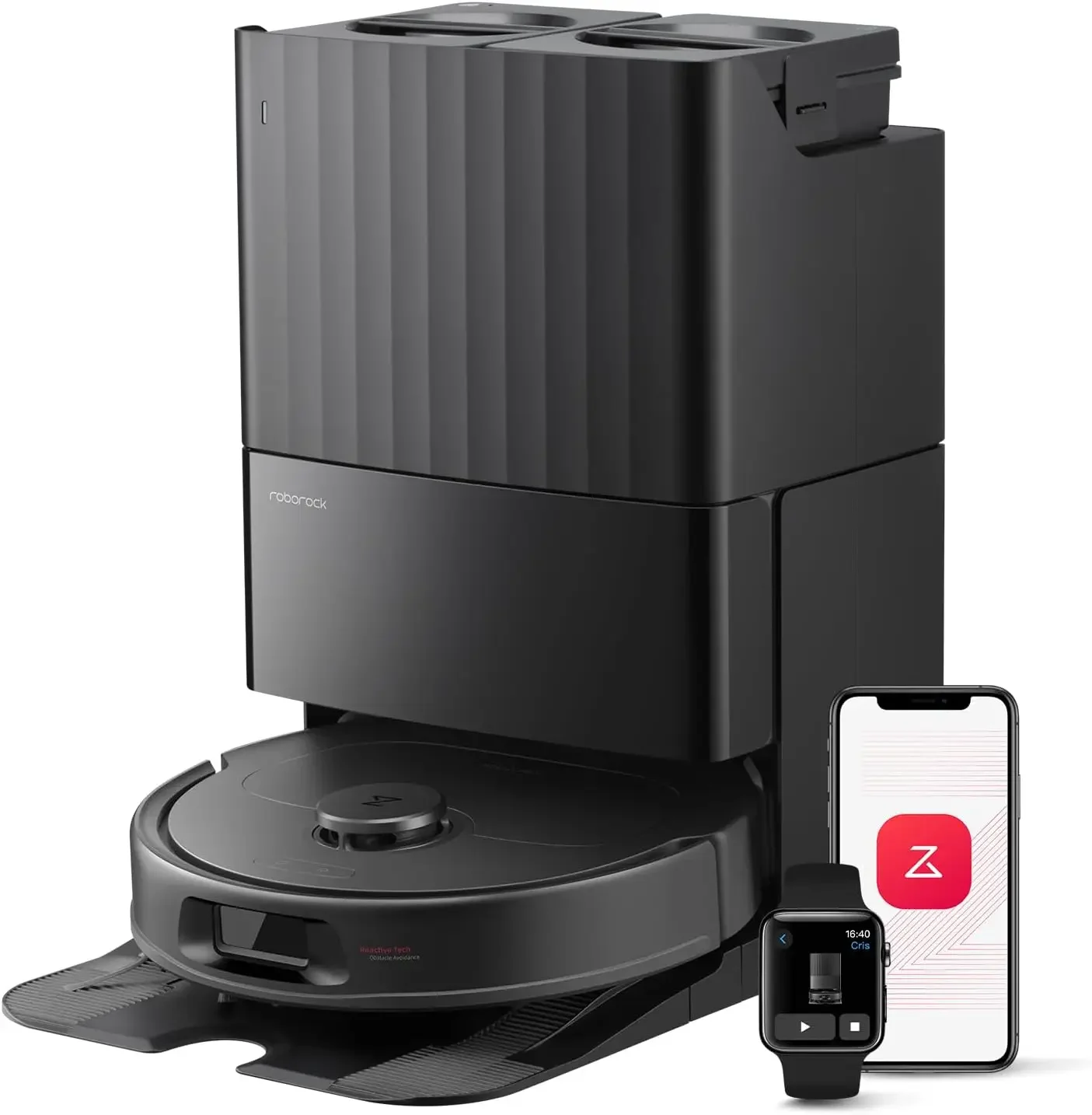 

brand new .roborock QV 35S Robot Vacuum and Mop, All-in-one Vacuum Cleaner, 10,000Pa Powerful Suction, Self Emptying & Refilling