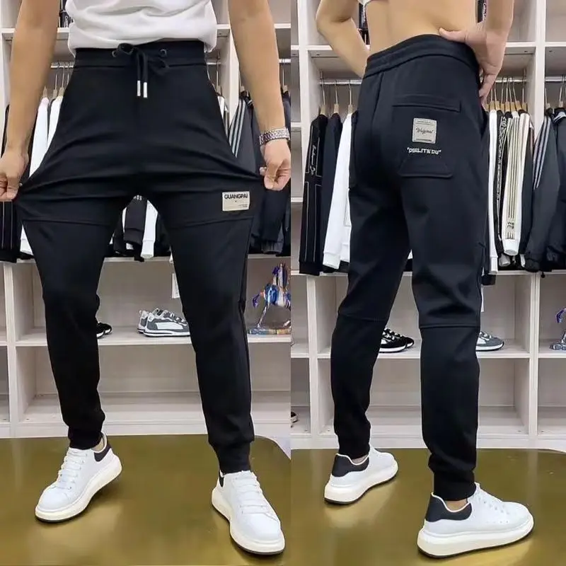 Autumn Winter Tech Fleece Clothing Baggy Cargo Oversize Joggers Work Wear Trousers Brushed Jogging Plush Thicken Casual Pants