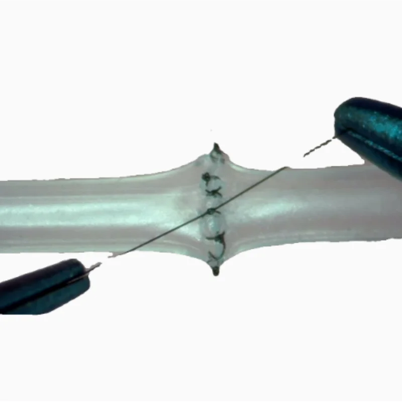 

4pcs 0.5mm Simulation blood vessel microsurgical anastomosis training simulation blood vessel the thinnest soft bionic