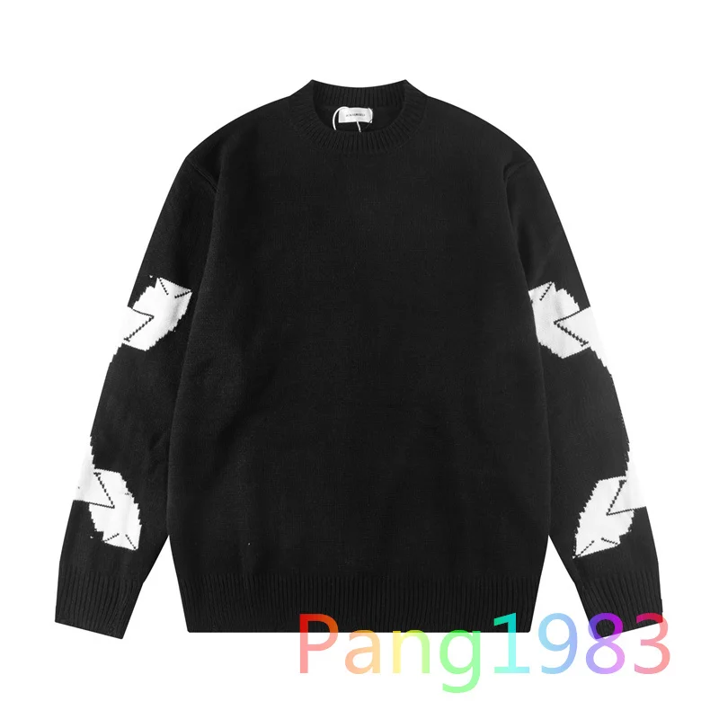 New Handmade Distressed Hole Design Sweater Men Women High Quality Knitted Pullover Sweater