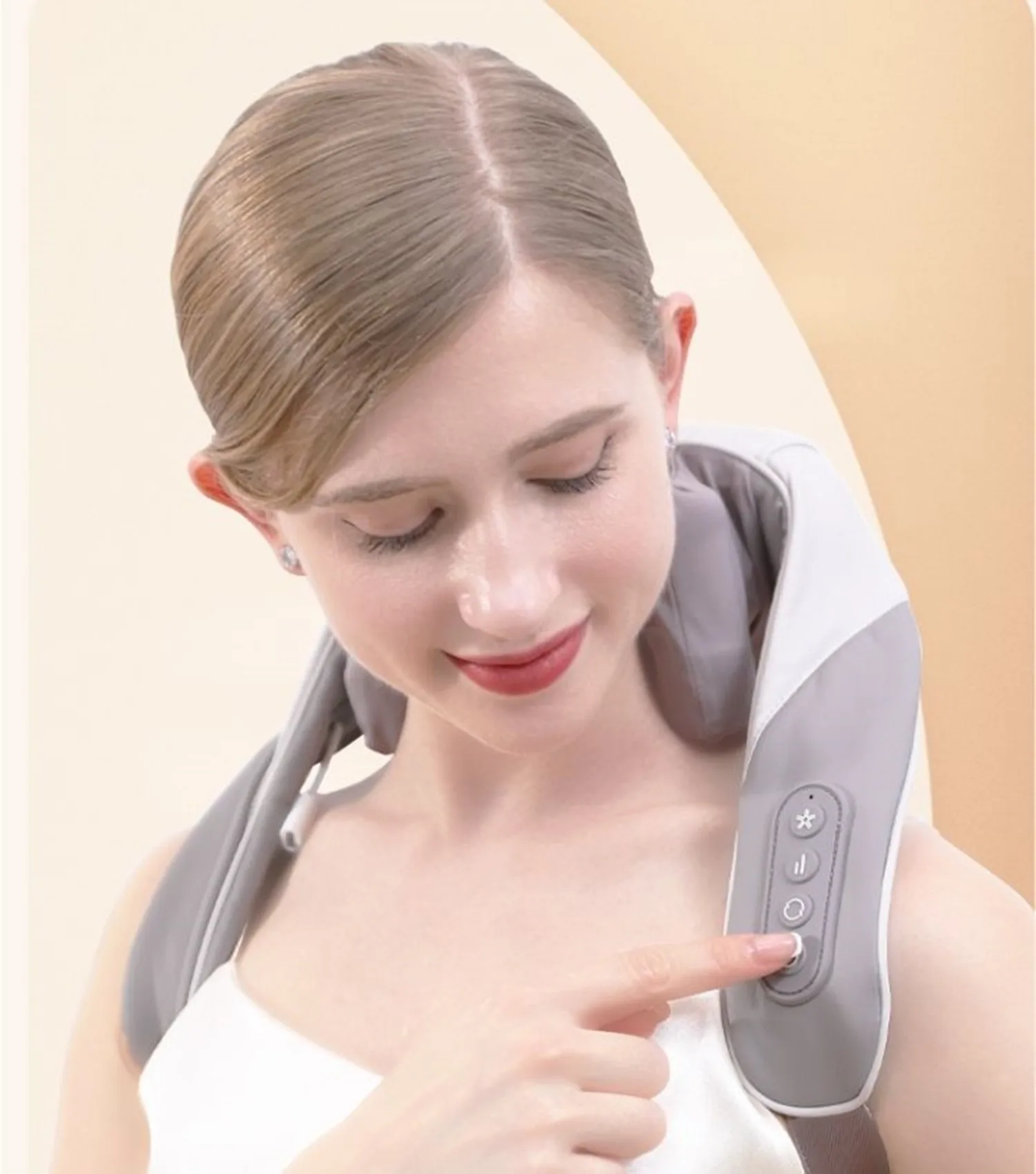 Multifunctional Cervical Massage Heating Pillow Shawl pain relief Electric Neck Shoulder Massager Body Muscle Relax Machine Tool