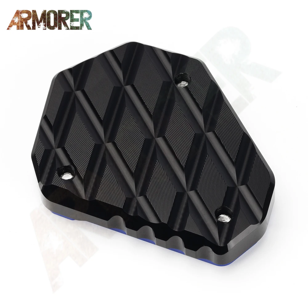 M1000RR CNC Aluminum Kickstand Enlarge Plate Side Stand Extension Pad Motorcycle Accessories For M1000 RR M 1000RR 2021 2022