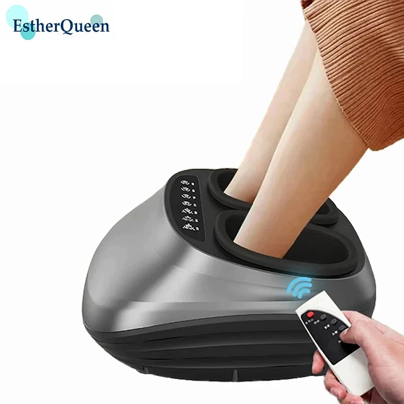 

Full Wrap Hot Compress Foot Massager with Deep Fingertip Pressure Automatic Kneading Airbag Massage Device to Relieve Foot Pain