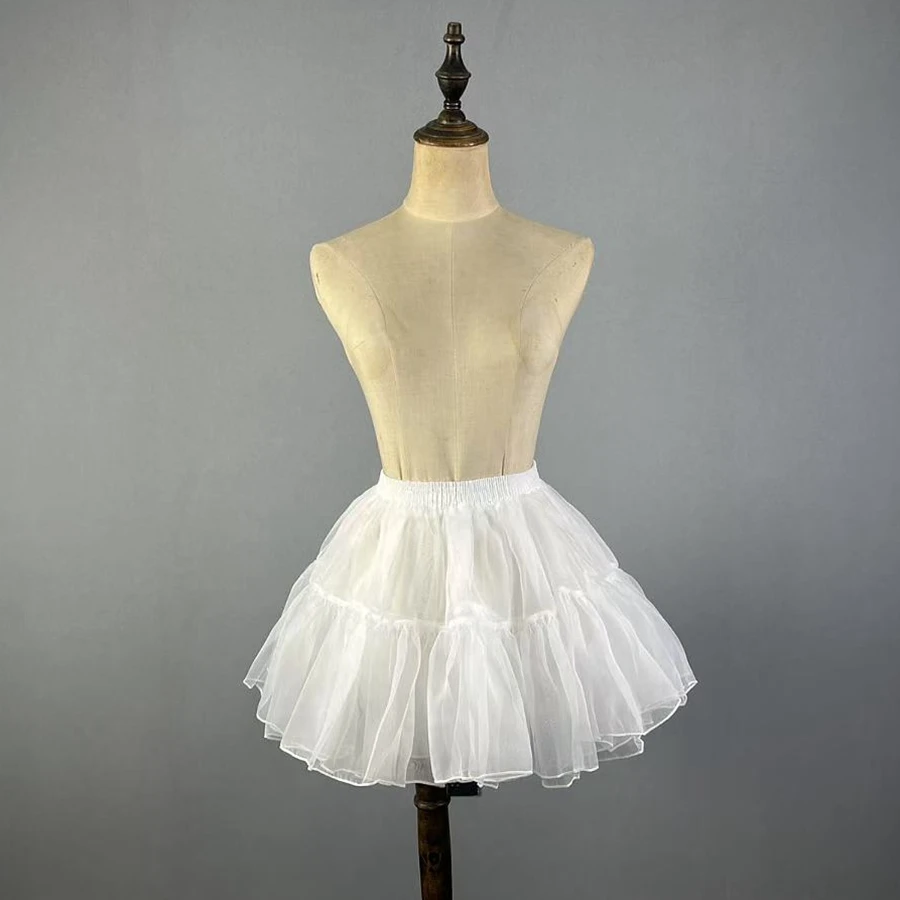 New Arrival Lolita Skirt Support Daily Boneless Soft Yarn Support Lolita Soft Girl Lining Cosplay Violence Petticoats Skirt image 3