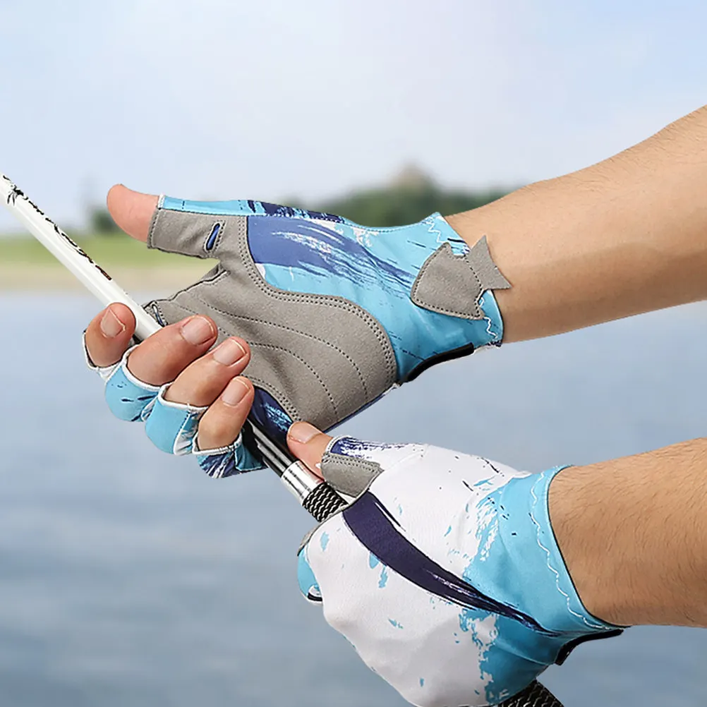 

1 пара противоскользящих дышащих перчаток без пальцев для занятий спортом на открытом воздухе, езды на велосипеде, быстросохнущие фитнес-перчатки для пеших прогулок, бега, вождения