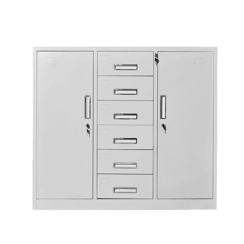 Modern Metal Lockers 3 Drawers Home Office Hotel Supermarket School Gym Durable Design- Customizable