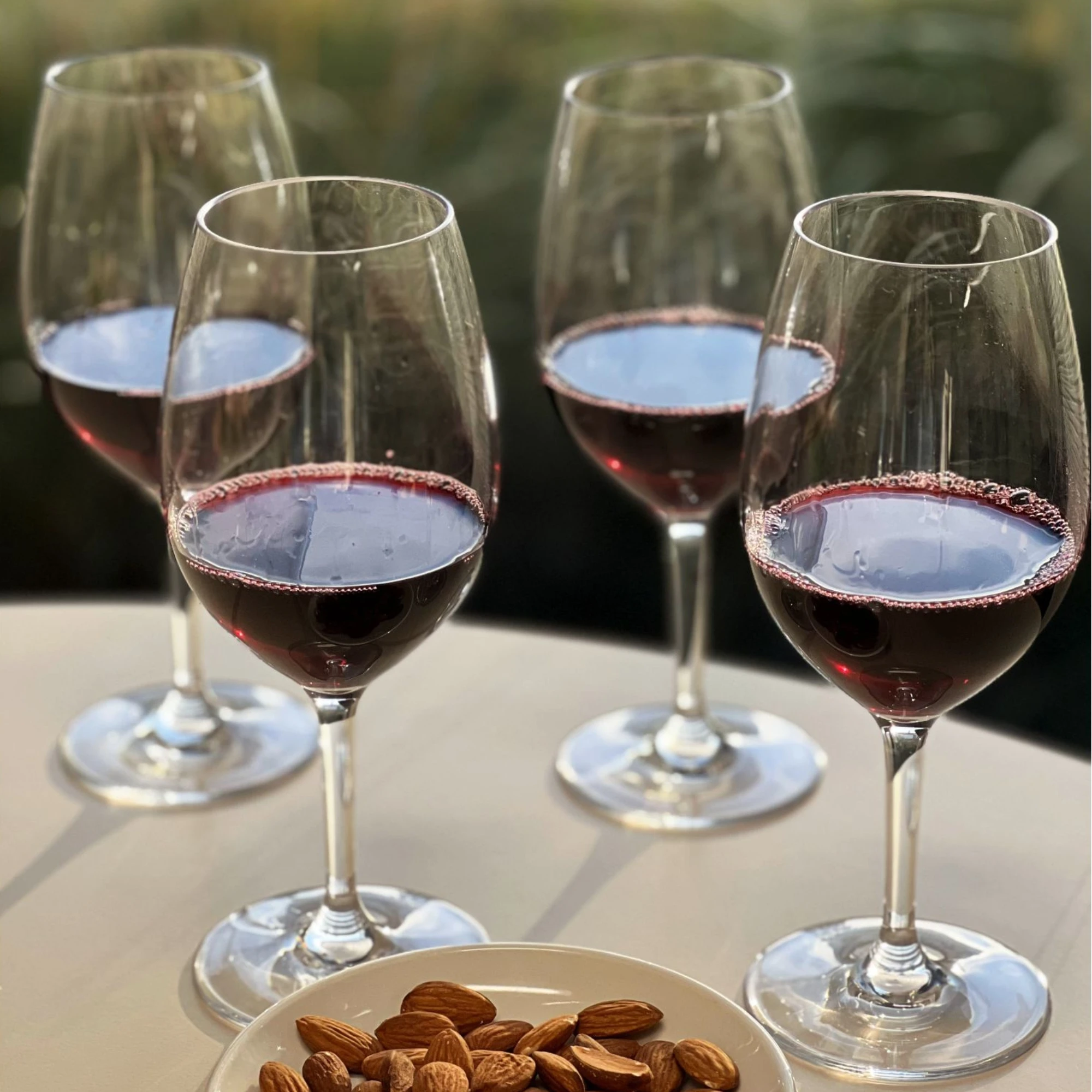 

4-piece set of BPA-free Tritan wine glasses, 20 oz large capacity, plastic material, suitable for red and white wine